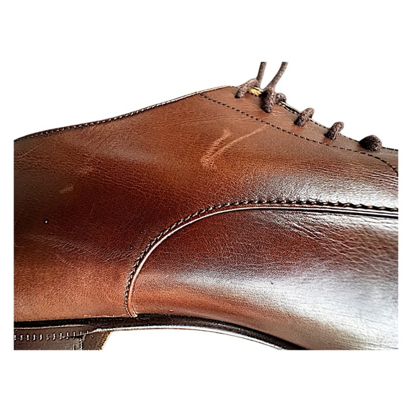 HERMES Women’s Brown Leather Derby Shoes Lace Up US 10 UK 7 EU 40 - Picture 16 of 16